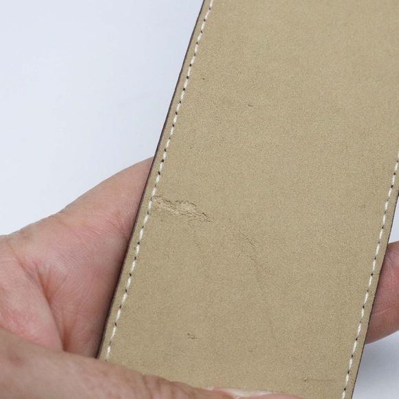 Valerie Stevens Brown Croc Embossed Belt - Picture 6 of 8